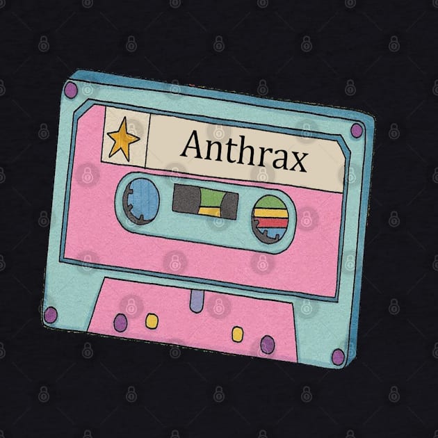 Vintage Cassette Tape Anthrax by Beban Idup